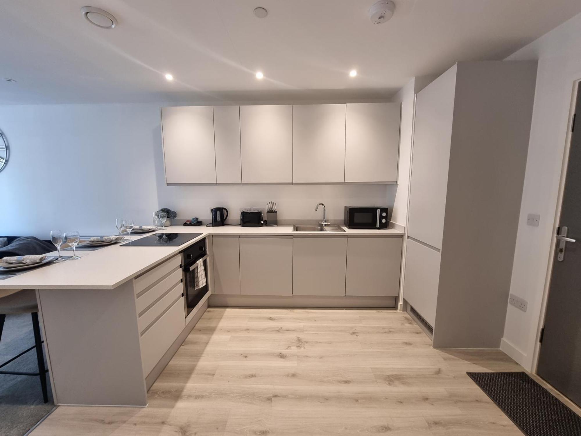 Trafford Suite Modern 1 Bed With Cinema Room 맨체스터 외부 사진